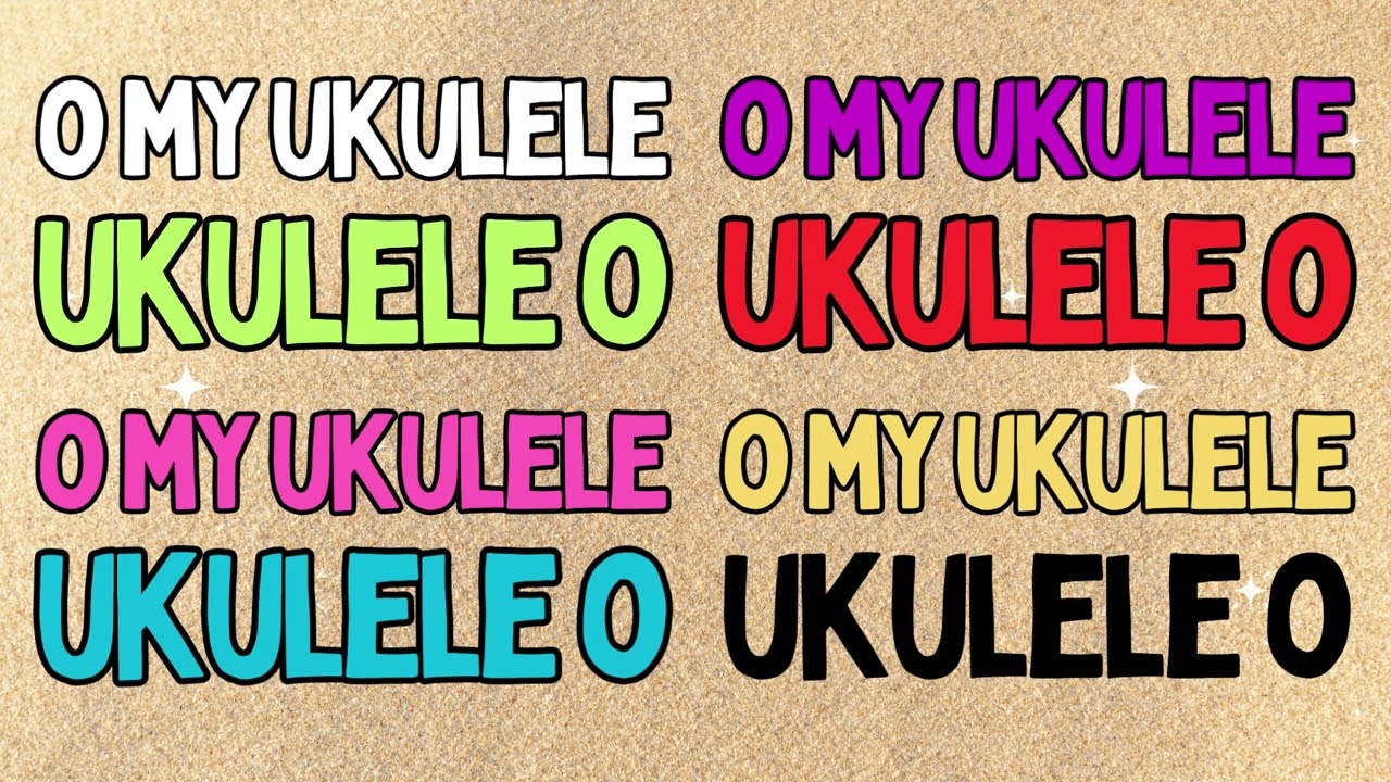 O My Ukulele | Music With Mr. DelGaudio | a ONE CHORD ukulele song