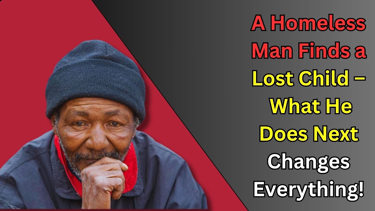 A Homeless Man Finds a Lost Child – What He Does Next Changes Everything!