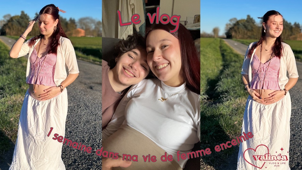 Vlog 45 !!! Enceinte à 18 ans, 1semaine dans ma vie !❤️