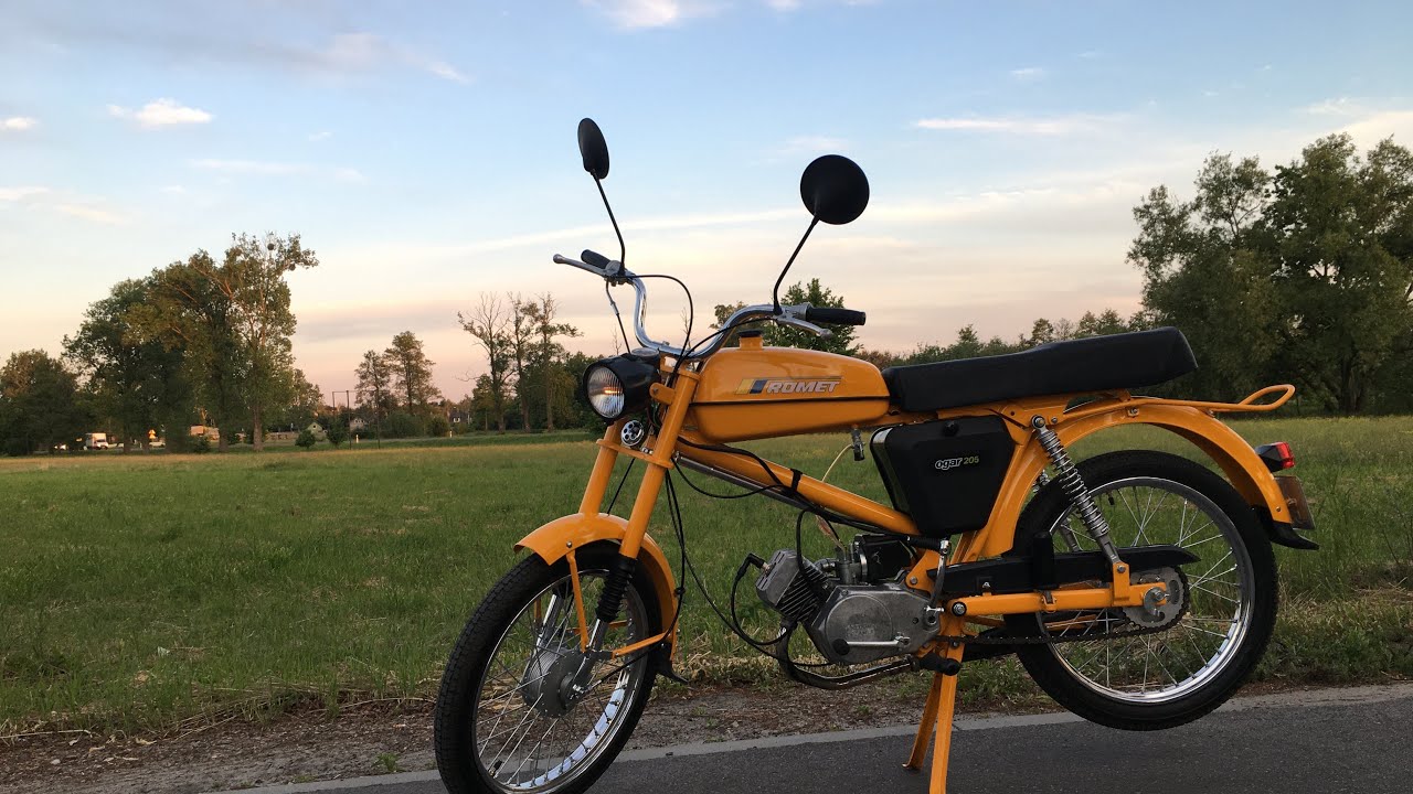 Romet Ogar 205 1988r, po renowacji. Zapłon CDI, wał Duells, cylinder Almot 60.
