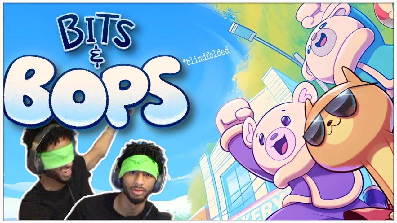 This Game Had Me JUMPING! | Bits & Bops *blindfolded