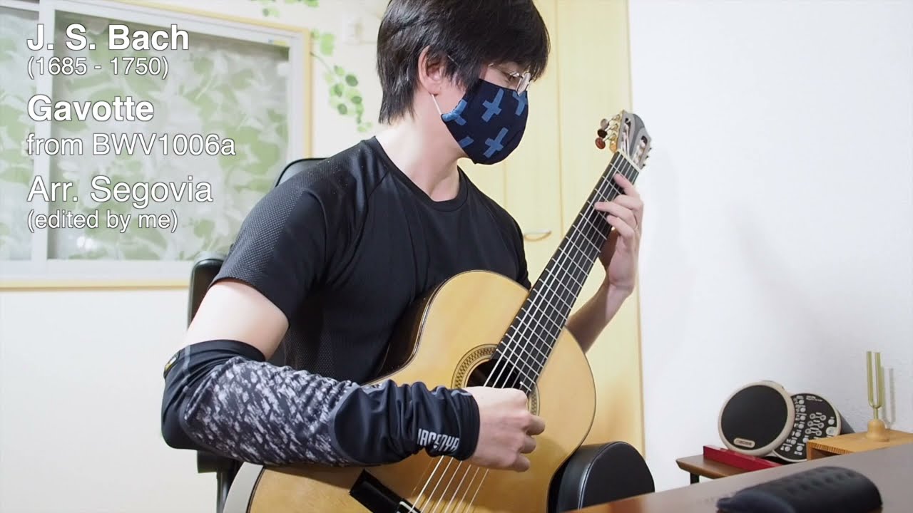 J. S. Bach - Gavotte en Rondeau BWV 1006 (arr. Segovia)