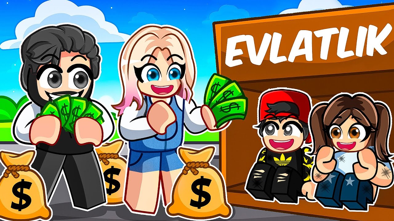 ÜVEY BABAM BİZİ SOKAĞA ATTI💥ROBLOX BROOKHAVEN🏡RP