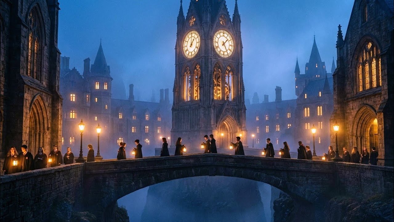 Starfall Conservatory at Night | Orchestral Cinematic Fantasy Ambient for Focus & Imagination