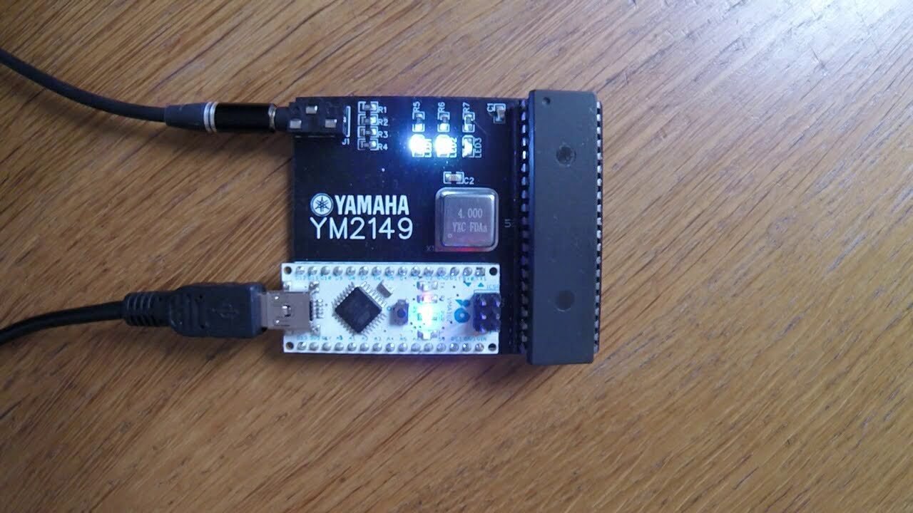 SkweeezardSec on YM2149 PCB board