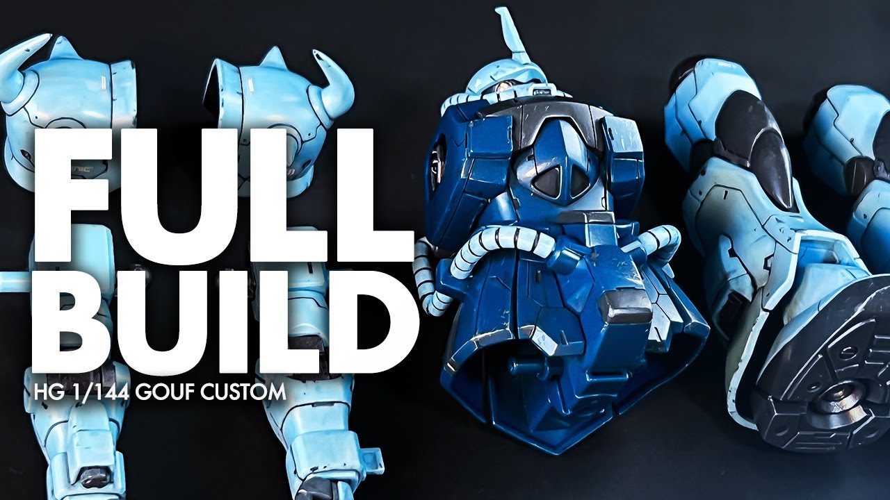 HGUC GOUF CUSTOM GUNPLA BUILD | 鉄表現を徹底追求！HGグフカスタムを筆塗り仕上げ