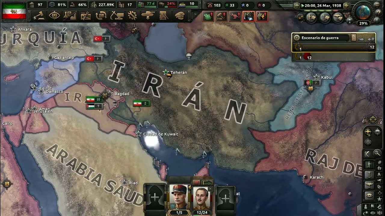 HOI4 (Capítulo 2) Irán Forma el Tercer Imperio Persa...