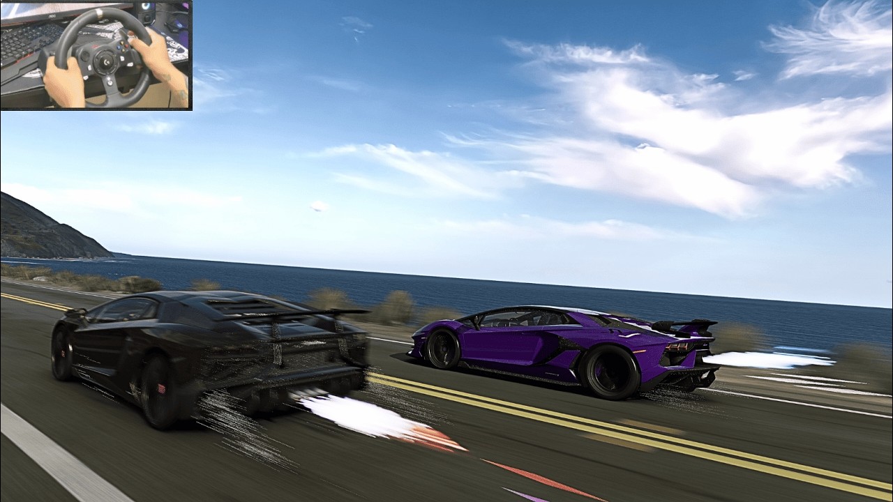 Lamborghini Aventador SVJ - Assetto Corsa  - Logitech G920