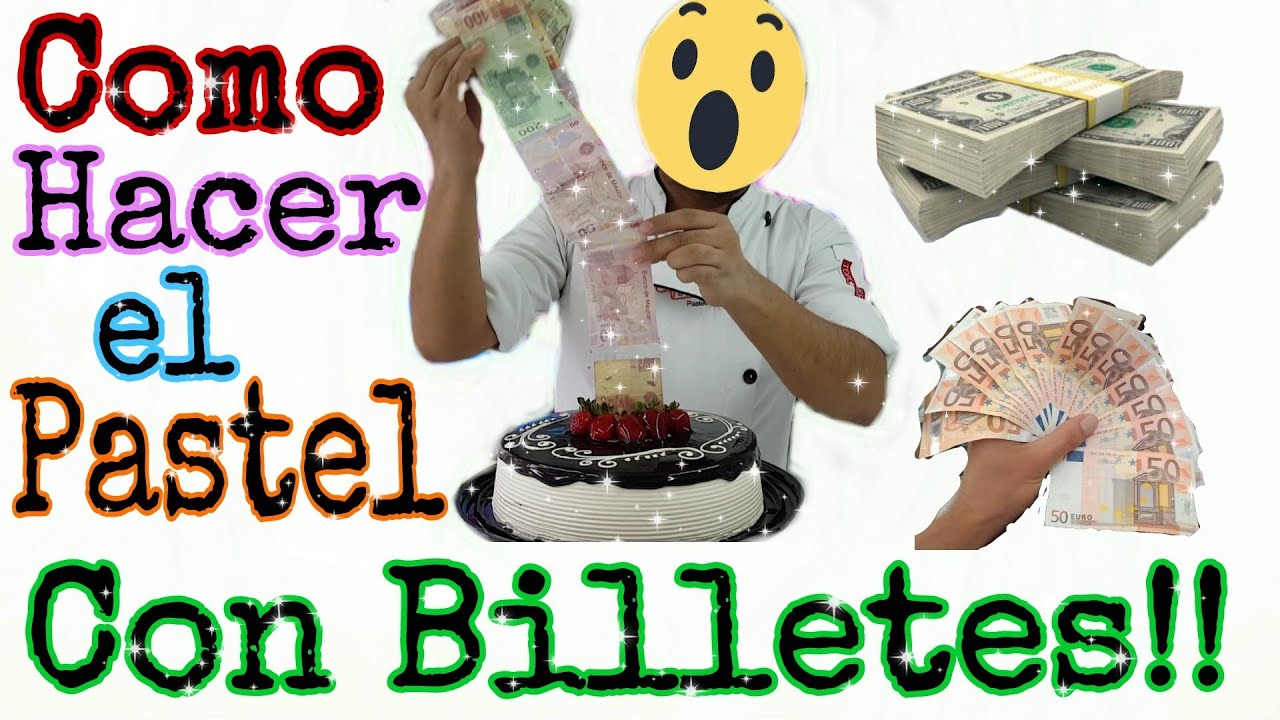 Como hacer el pastel con Billetes 💵💵💵
 Pastel tendencia de Facebook!!!