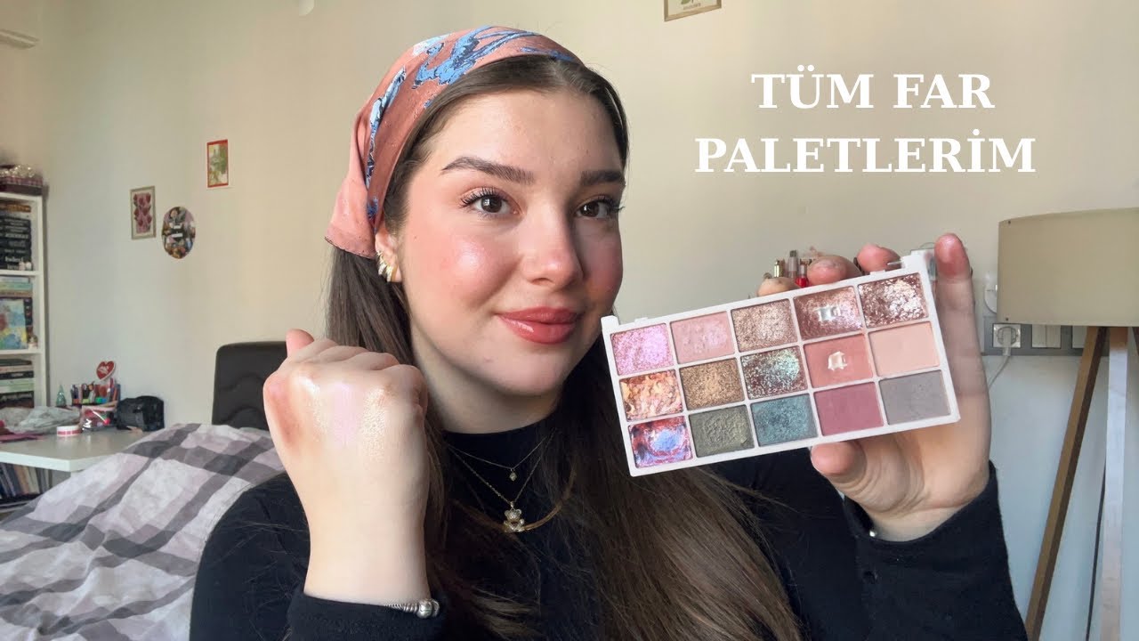 Makyaj Koleksiyonum | Part 3: Far Paletleri, Rimeller ve Göz Kalemlerim