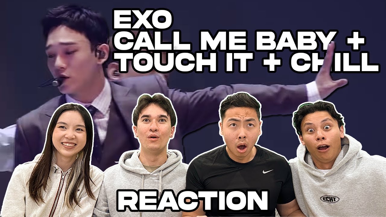 엑소 EXO _ Call me baby + 너의 손짓 Touch it + 소름 Chill REACTION!