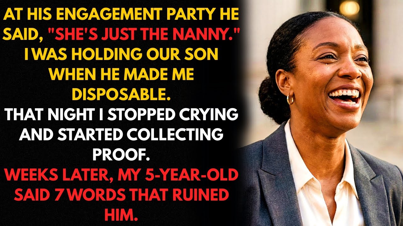 He told everyone I was “just the nanny” — until our son said 7 words that destroyed him…