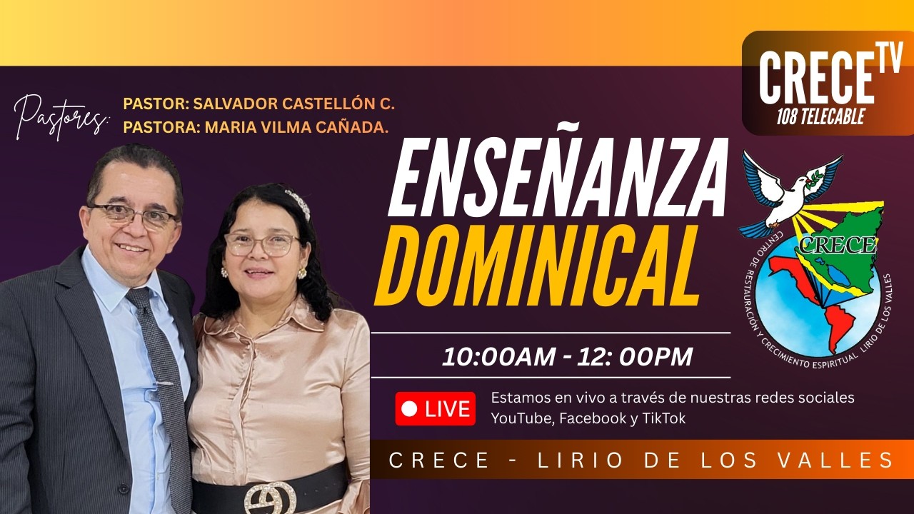 SERVICIO DOMINICAL- CRECE LIRIO DE LOS VALLES DE LAS ASAMBLEAS DE DIOS