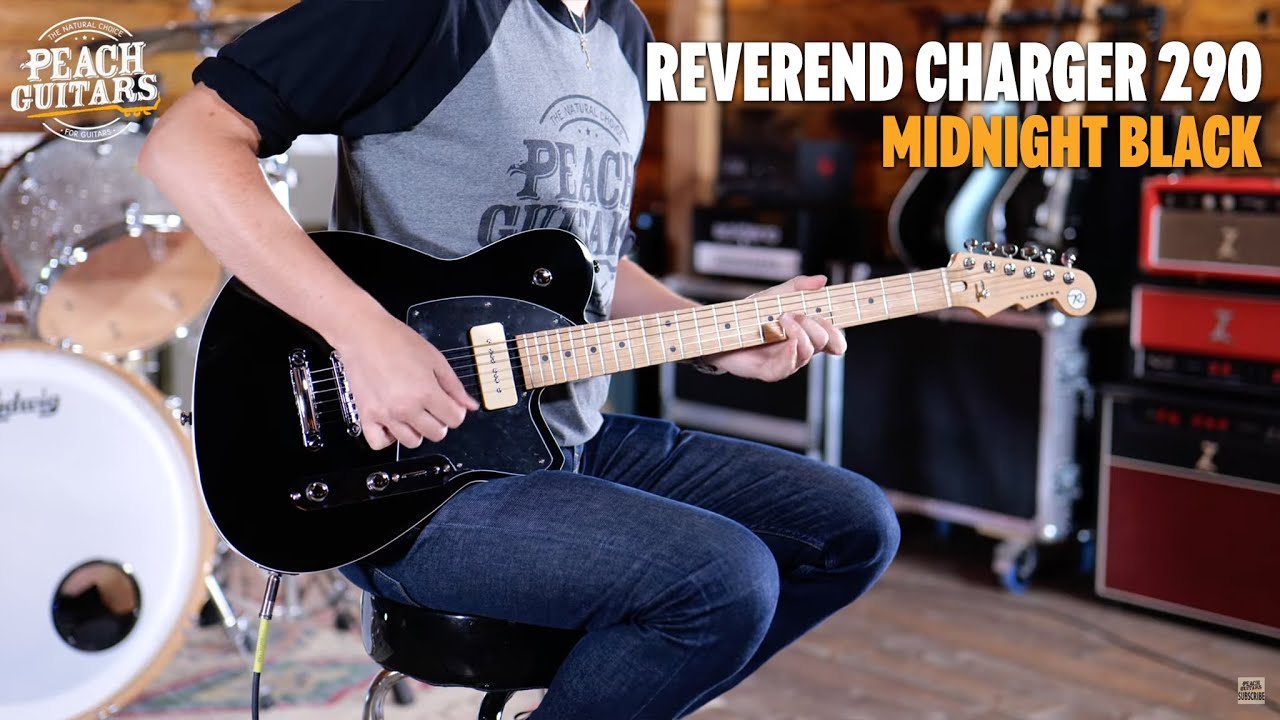 No Talking...Just Tones | Reverend Charger 290 Midnight Black