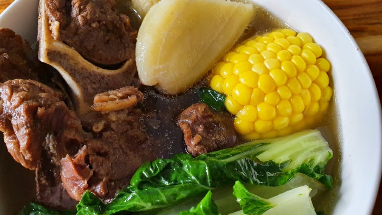 How To Cook Nilagang Buto- Buto Ng Baka/Filipino Beef Bones Soup