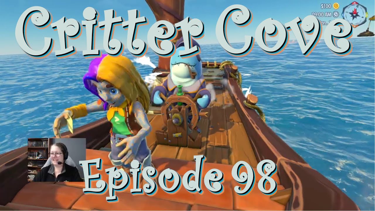 Ep98: A Painting for Anchor, & a Ruckus-Juice Hoarding Hermit – Early Access Critter Cove with Alice
