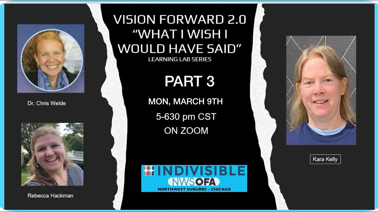 “What I Wish I Would Have Said” PART 3 .. Mon, Mar 9 W/Kara @5pm CT ZOOM.. NWSOFA-Vision Forward 2.0