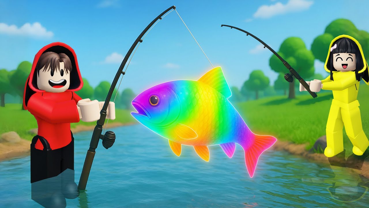 Yuta, Mio Dan Baby Celine Mancing Ikan Ketemu Godzila || ROBLOX
