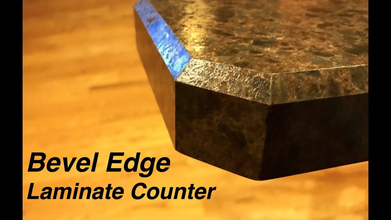 How to make a bevel edge counter top