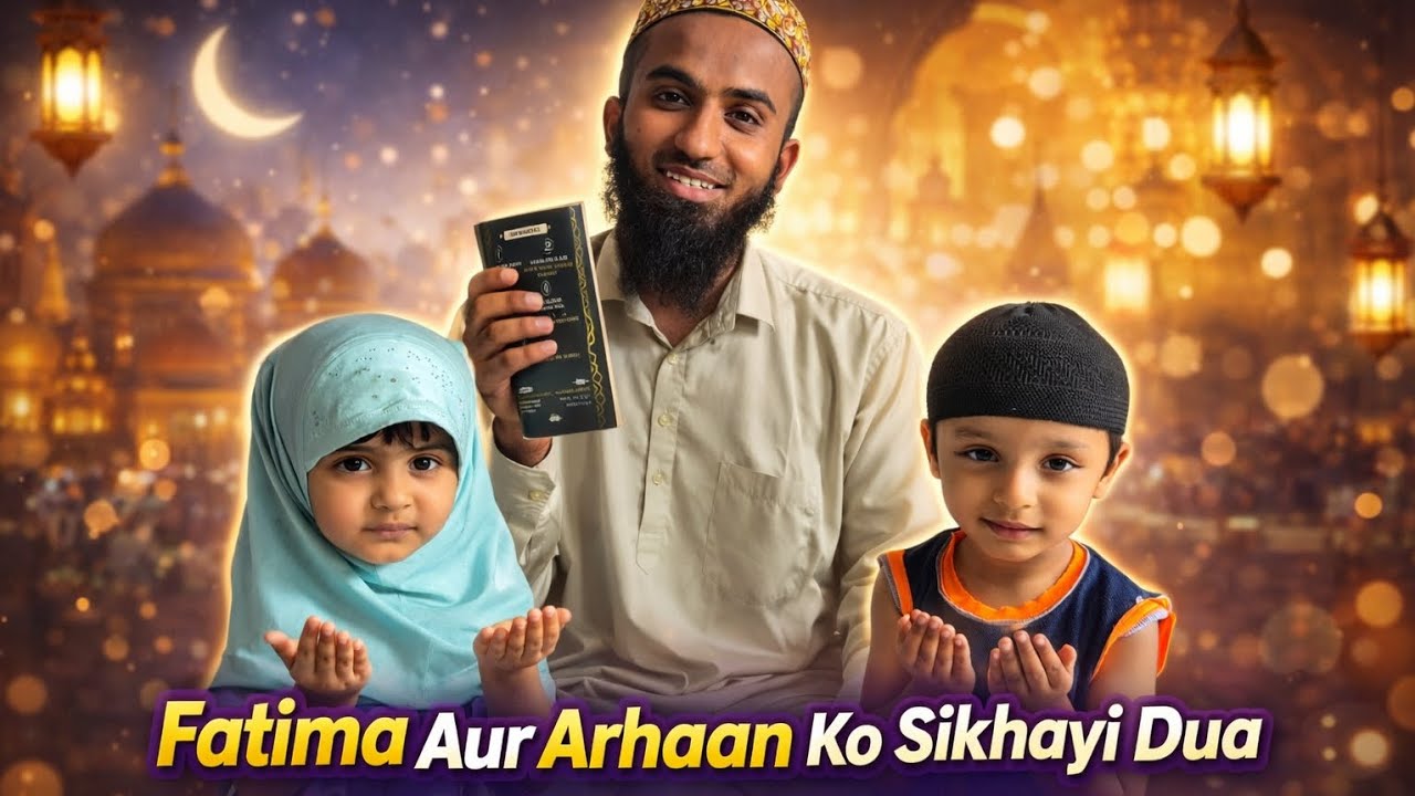 Ramadan Day 15: Maine Fatima Aur Arhaan Ko Ek Pyari Dua Sikhayi 🤲✨