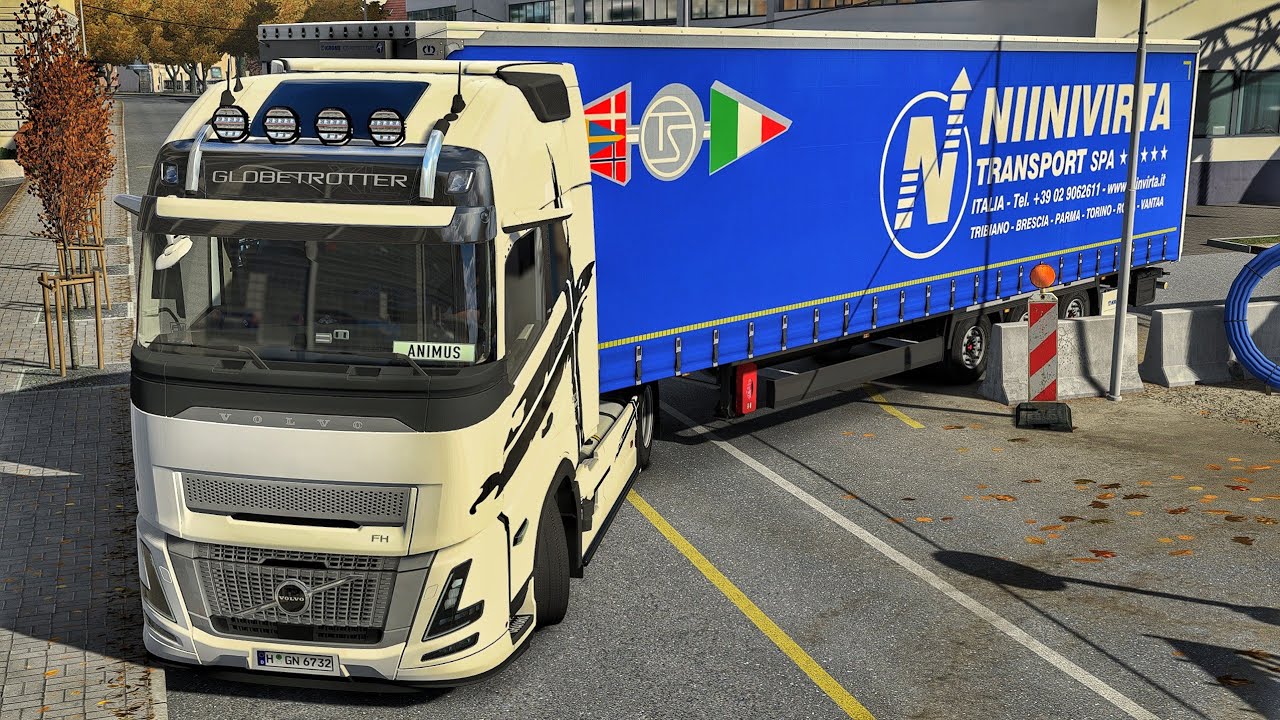 Delivery Through Narrow City Streets of Germany | #ets2 1.57