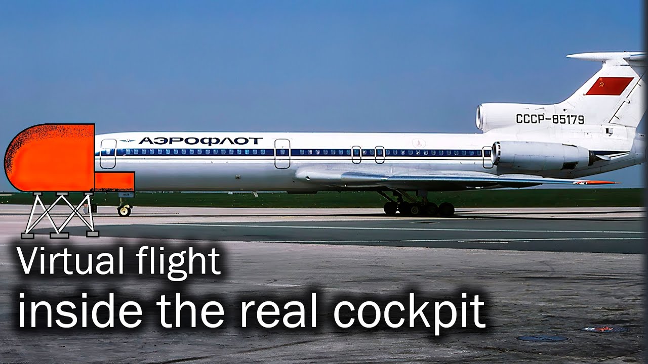 Tu-154 - plane and simulator
