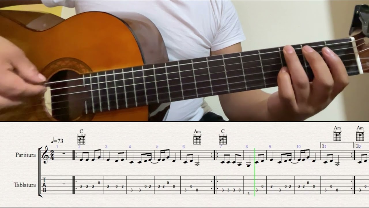 Tutorial Guitarra - Ojos Azules