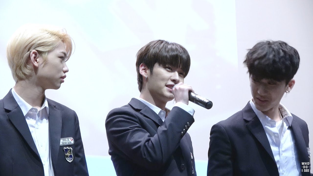 180505 스트레이 키즈 Stray Kids 분당 팬사인회 / 입장 (리노 LeeKnow focus) [4K]