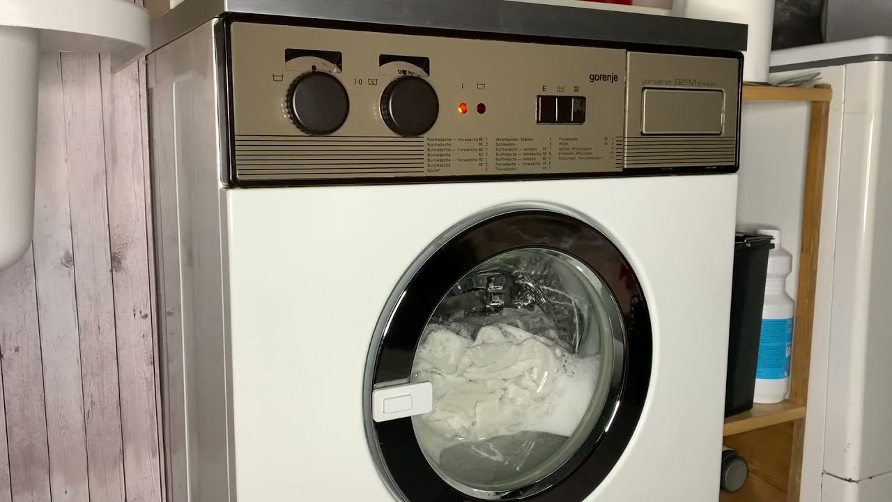 Hallelujah! Gorenje Gorwamat 821M Exklusiv Cottons 95℃ + prewash