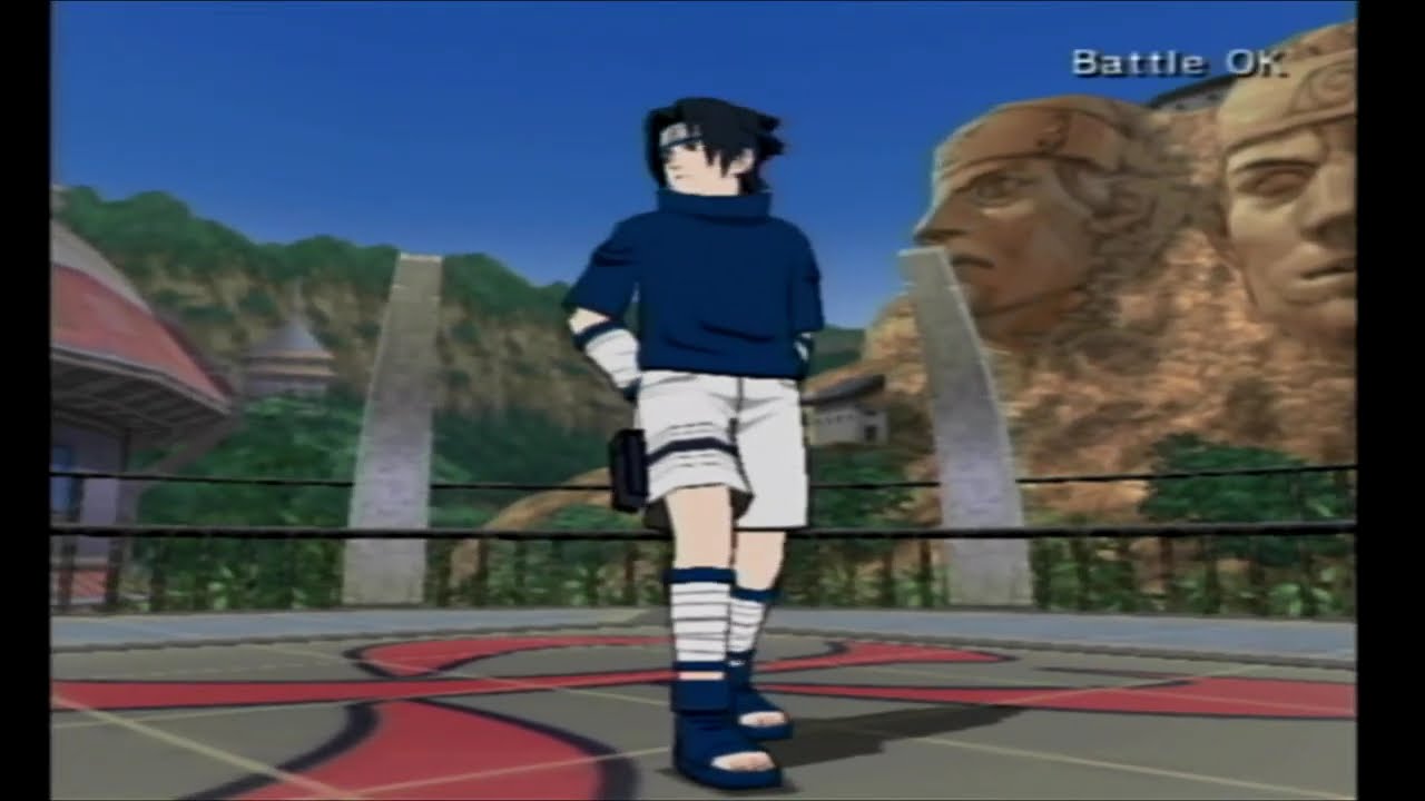 Naruto: Clash of Ninja 2 (GameCube) - Sasuke Arcade Playthrough