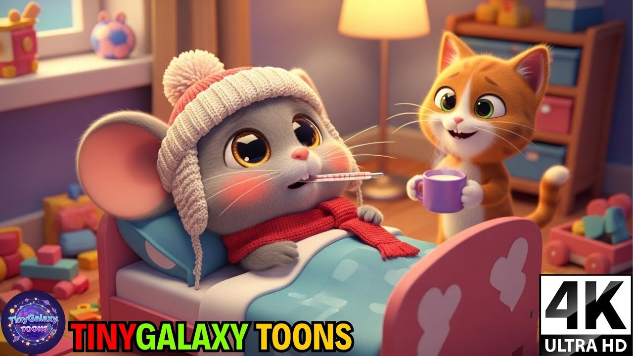 Aaj Mangalwar Hai – Chuhey Ko Bukhar Hai | Fun Kids Poem | TinyGalaxy Toons