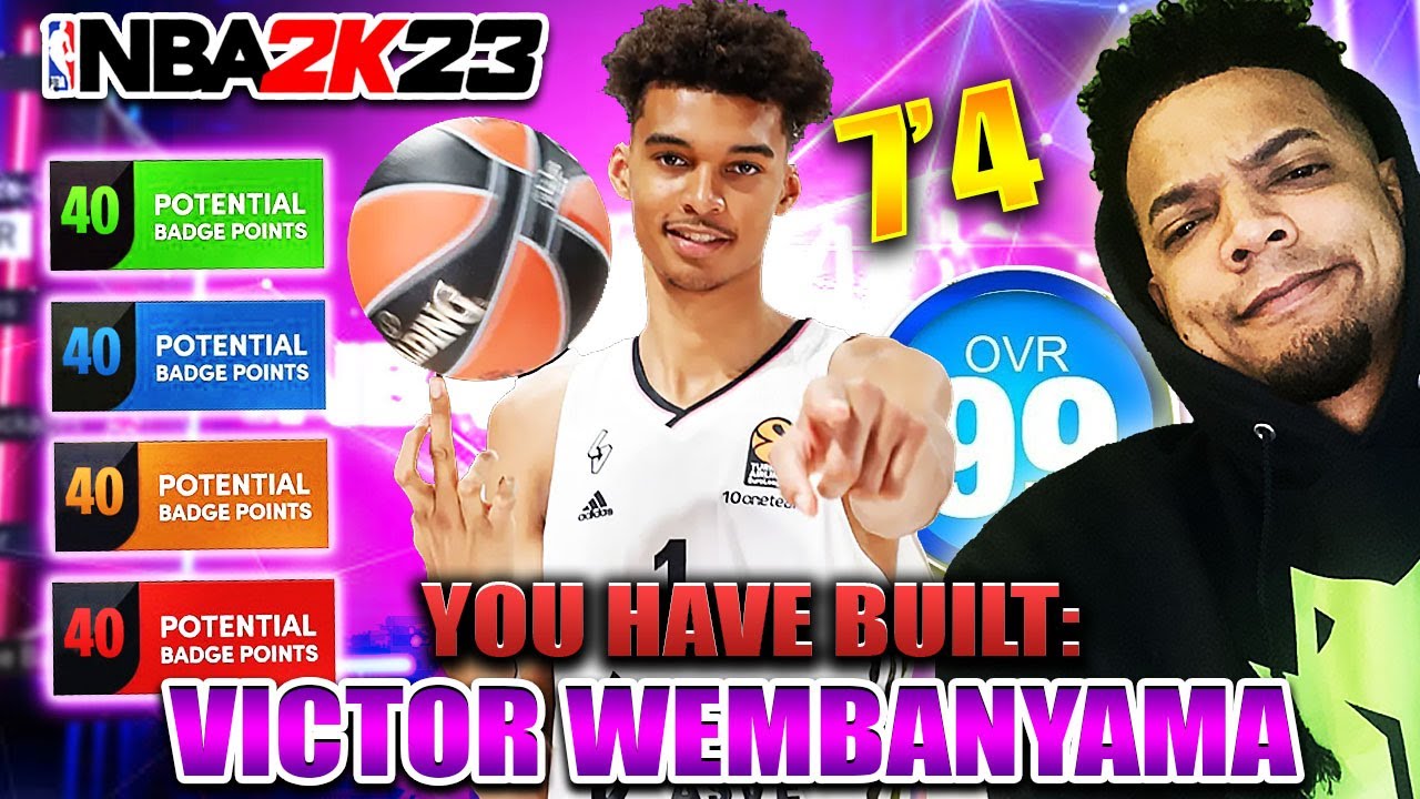 THIS NEW 7’4 DEMIGOD 4 WAY VICTOR WEMBANYAMA BUILD IS GAMEBREAKING IN NBA 2K23