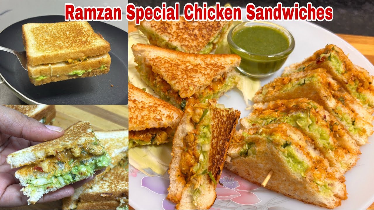 Ramzan Special Chicken Sandwiches Recipe | Bread Chicken Snacks For Iftar | Easy Recipe