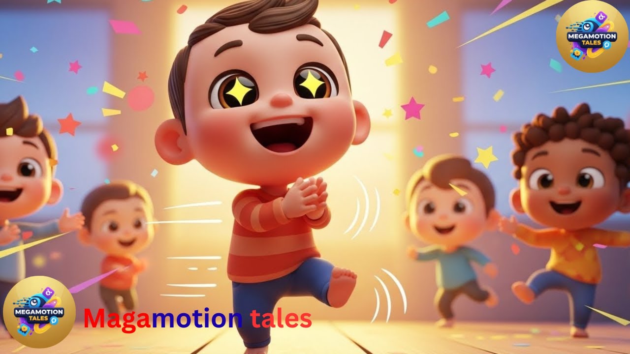 Fun Action Nursery Rhyme 🎶 | If You’re Happy and You Know It | MegaMotion Tales