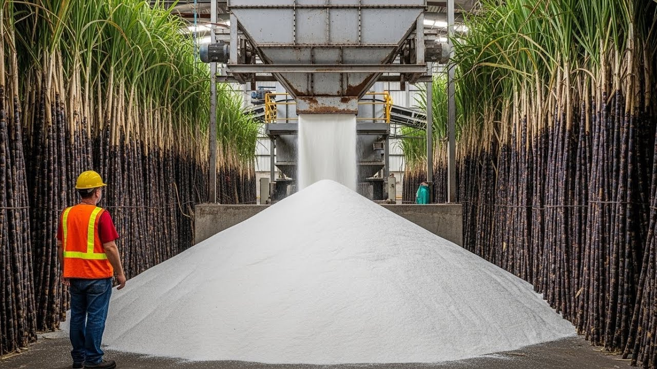 Inside Mega Cane Sugar Facility &ndash; How 186 Million Tons of Sugar Are Processed Daily (Full Process)