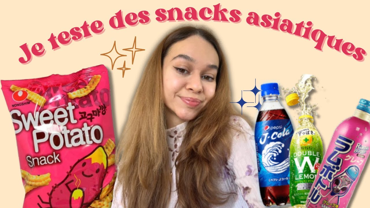 JE TESTE DES SNACKS ASIATIQUES 🇯🇵 🇰🇷