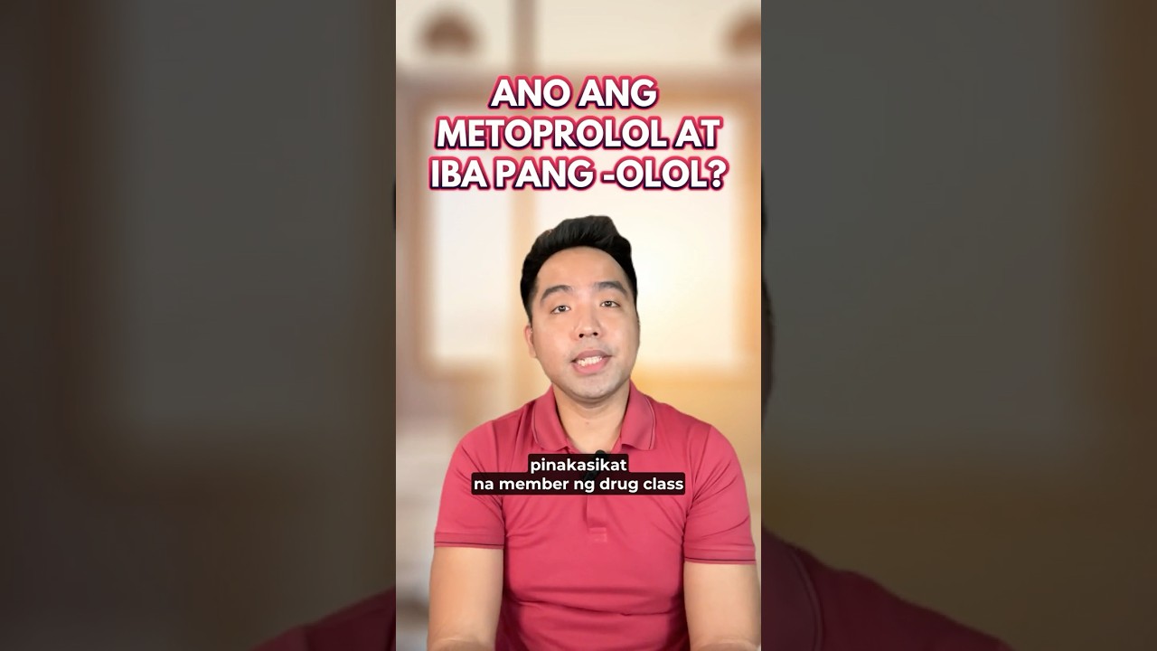 Ano ang Metoprolol? #highbloodpressure #hypertension #kidneydisease