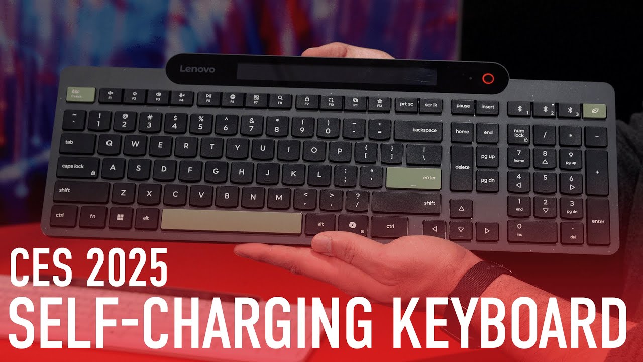 Hands On With Lenovo's Self-Charging Keyboard