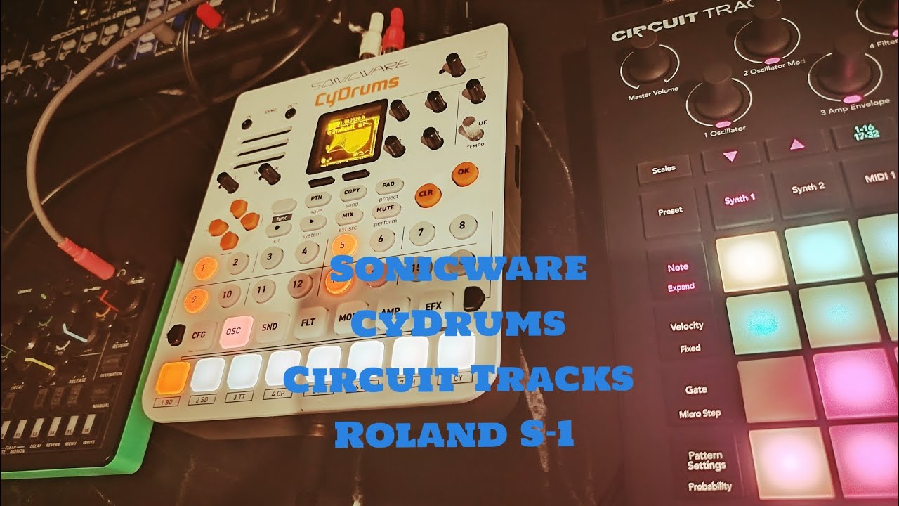 Sonicware - CyDrums - Circuit Tracks - Roland S-1 