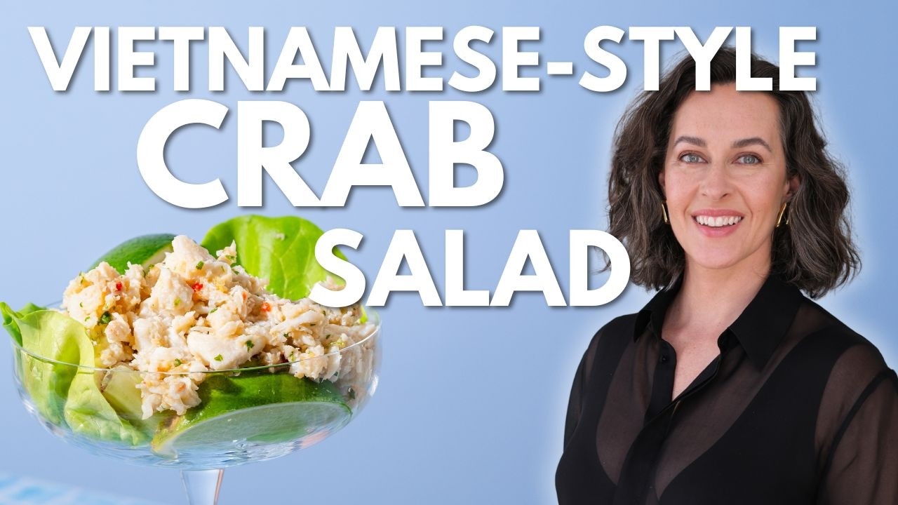 Crab Salad Recipe with Vietnamese-Style Seafood Sauce | Tinned Crabmeat Recipe