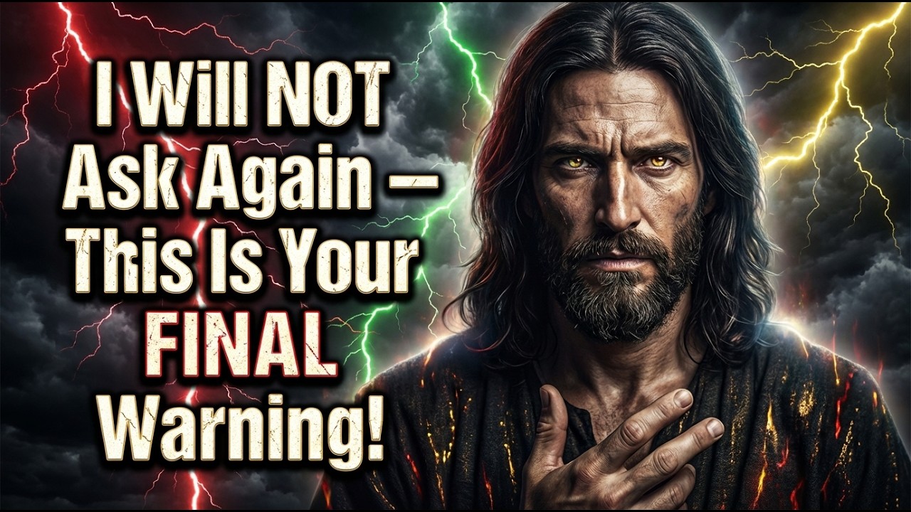 God Says: I Will NOT Ask Again. This Is Your FINAL Warning! God Message Now | God Always