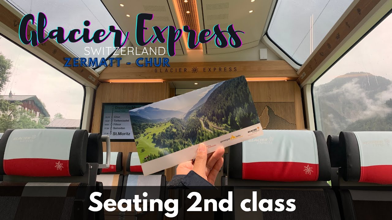 Glacier express | Panoramic Train | is 2nd class ok? | Zermatt - Chur [ENG SUB]