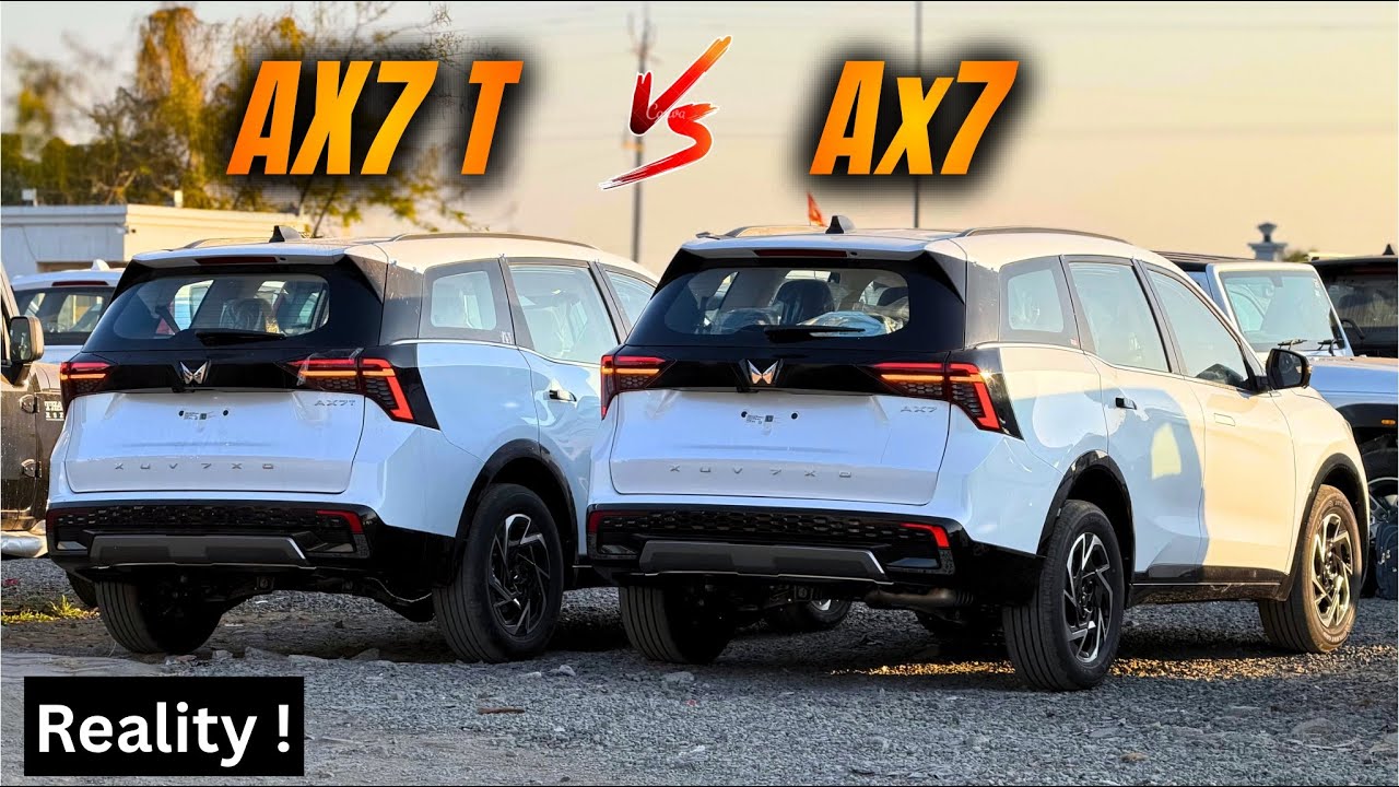 Mahindra Xuv 7XO AX7 vs AX7 T Comparison🔥- Which is Better ? | New 2026 Xuv 7xo Ax7 vs Ax7t