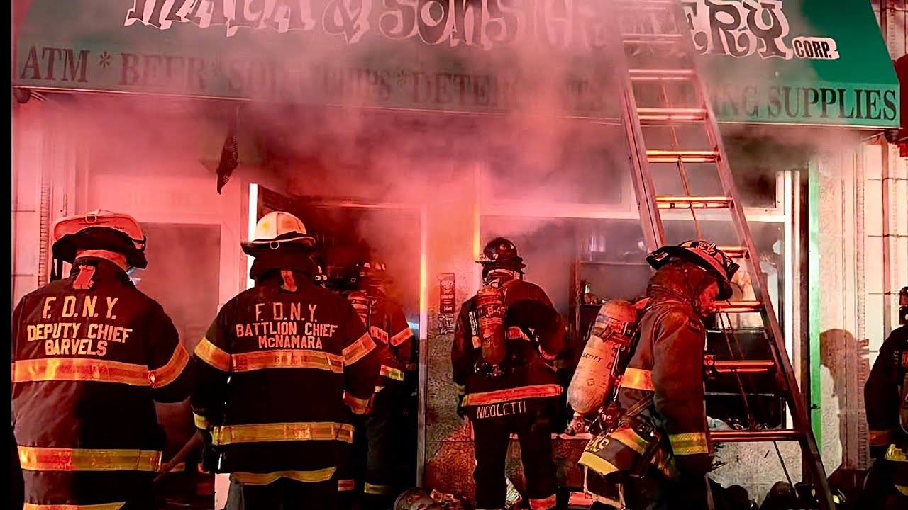 FDNY Queens 10-75 Box 6016 Fire 1st Floor Grocery Store 2 Story Taxpayer 