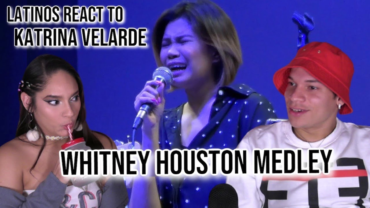 Latinos react to KATRINA VELARDE - Whitney Houston Medley | REACTION