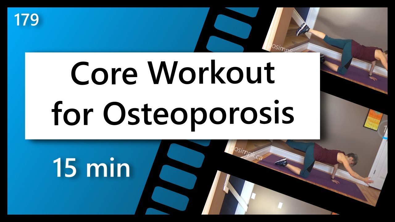 Osteoporosis/Osteopenia Safe Abs and Core Functional Mobility and Strength Strength At Home Exercise