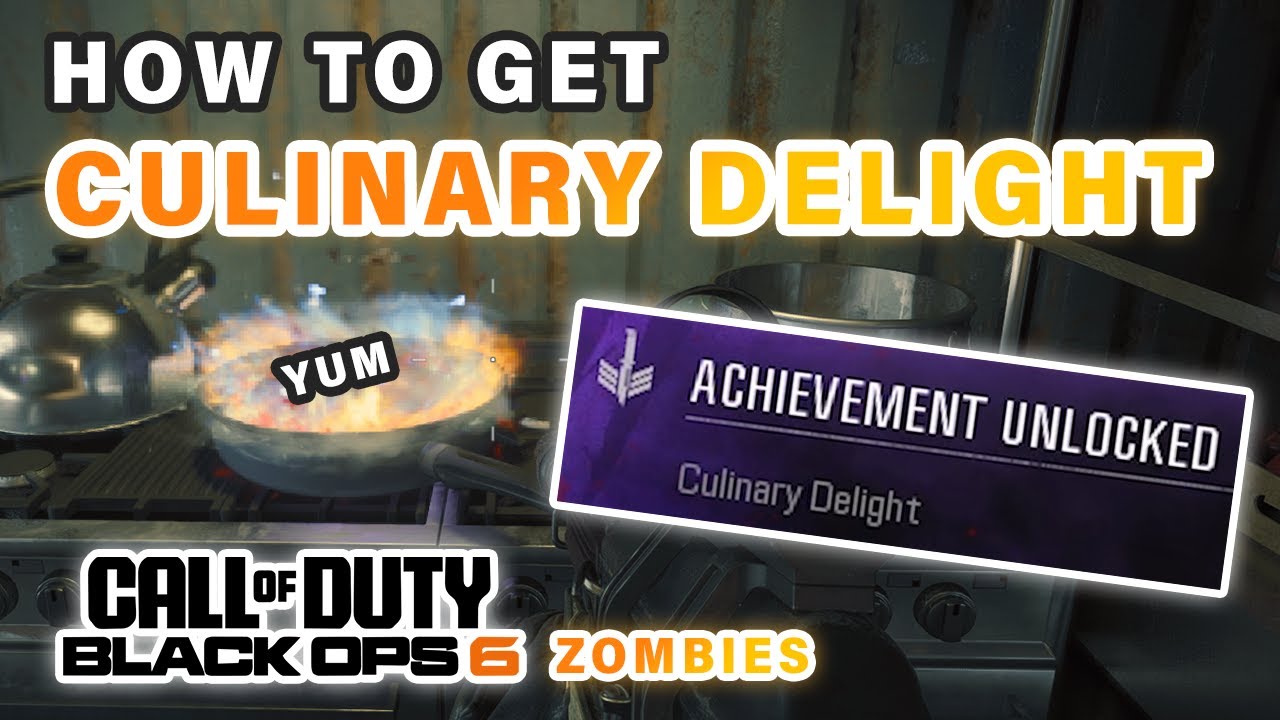How to do Culinary Delight Achievement | Cooking Fish Terminus Zombies ► Call of Duty: Black Ops 6