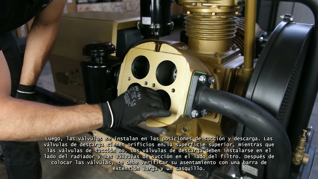 Compresor Globaltech Makina G160-3 para Cemento a Granel | Mantenimiento y Ajuste #cemento