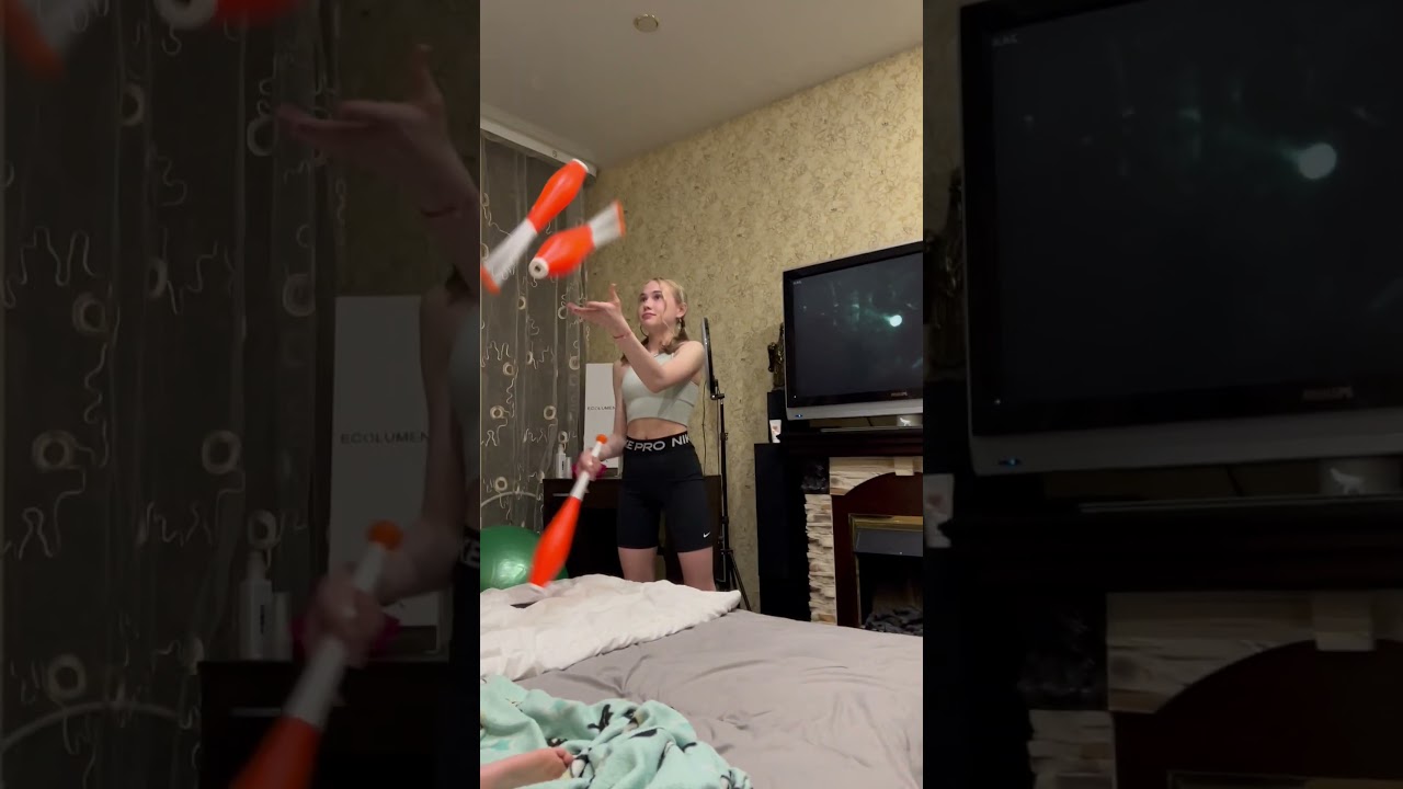 Домашнее жонглирование/#Shorts #circus