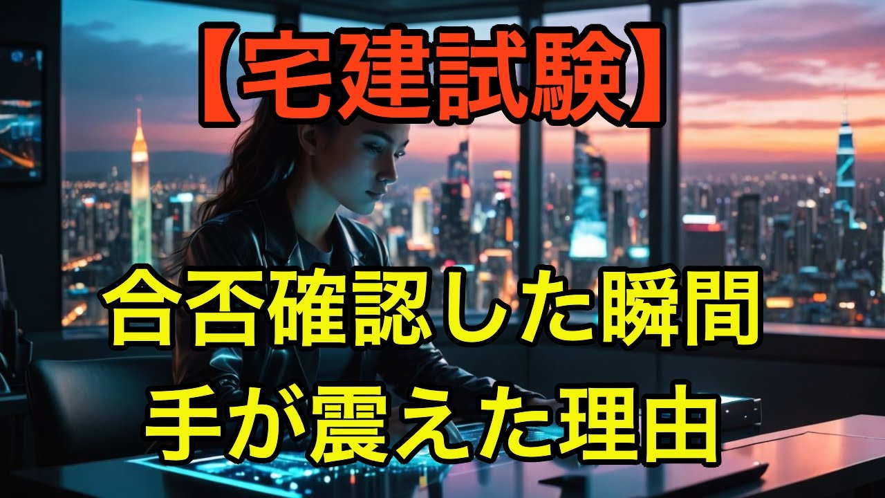 【宅建試験】合否を確認した瞬間…手が震えて止まらなかった